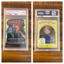 MTG✨CHUCKY (Kardur, Doomscourge) Rev/Flip FOIL✨SLD - Chucky PSA 10 MYTHIC 2024 - Image 1