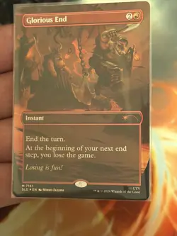 Friends to the End - Twinflame Secret Lair Drop Foil Glorious End - Image 1