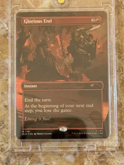 Friends to the End - Twinflame Secret Lair Drop Foil Glorious End - Image 2