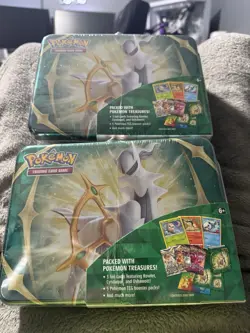 Pokemon Arceus 2022 Spring Collectors Chest Lunch Box SEALED (Lot of 2) - Image 1