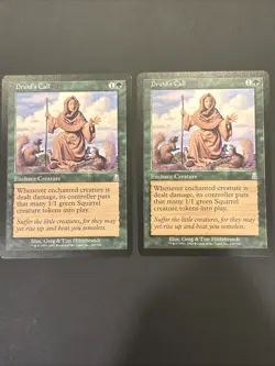 2x Druid's Call Odyssey MTG NM UP Magic - Image 1