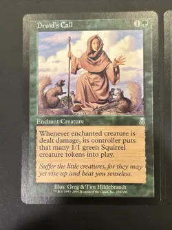 2x Druid's Call Odyssey MTG NM UP Magic - Image 2