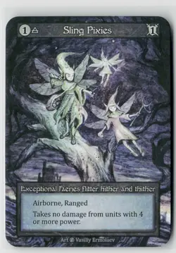 Sorcery Contested Realm Beta Sling Pixies x3 NM Exceptional - Image 1