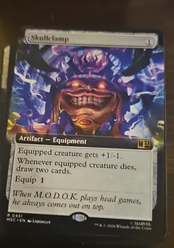 Skullclamp (Extended Art) Commander: Marvel Super Heroes Regular - Image 1