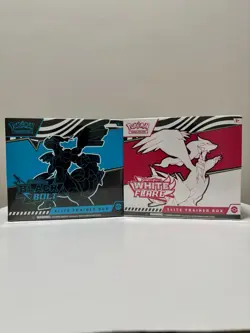 Pokemon Black Bolt & White Flare Elite Trainer Box ETB Set of 2 New/Sealed ✅ - Image 1