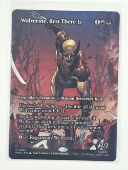 Wolverine, Best There Is - Regular Borderless #97 - Super Heroes - Mtg - Image 1