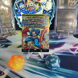 Captain America, Super-Soldier (Borderless) (0387) Marvel Super Heroes Foil - Image 1