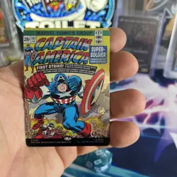 Captain America, Super-Soldier (Borderless) (0387) Marvel Super Heroes Foil - Image 3