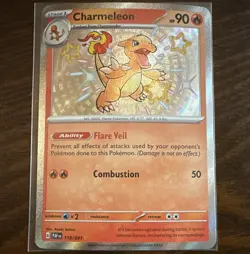The Pokemon Company Charmeleon 110/091 SV Paldean Fates Shiny Rare Holo EN - Image 1