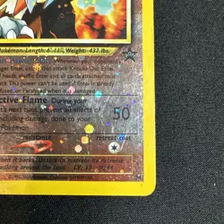 Pokemon TCG Entei #34 WOTC Black Star Promo Cosmos Holo Swirl Card - Image 2