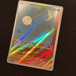 Pokemon Tarountula Illustration Rare Full Art Holo 199/198 SV01 40 HP Card - Image 1