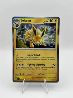 Pokemon TCG Jolteon EX Prismatic Evolutions 029/131 Ultra Rare NM - Image 1