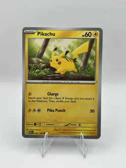 Pikachu 025/165 Pokemon Sv: Scarlet & Violet 151 Regular - NM - Image 1