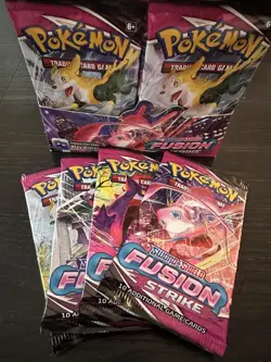 Pokemon TCG: SWSH08-Fusion Strike Factory Sealed Booster Packs - 35 pack bundle - Image 1