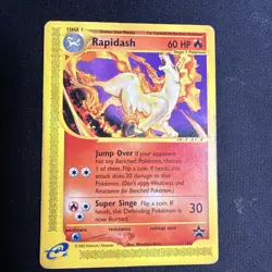Rapidash #51 WOTC Black Star Promo Pokemon TCG 2002 LP Wizards of the Coast - Image 1
