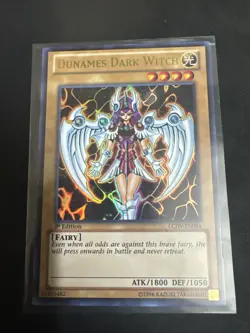 1x Yu-Gi-Oh! Dunames Dark Witch - LCJW-EN084 - Ultra Rare - 1st Edition - NM - Image 1