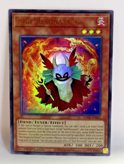 Yu-Gi-Oh Soul Resonator SDCK-EN001 Ultra Rare 1st Edition Crimson King - Image 1