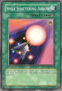 Spell Shattering Arrow SDZW-EN018 Zombie World Yu-Gi-Oh 1st Edition NM/M - Image 1