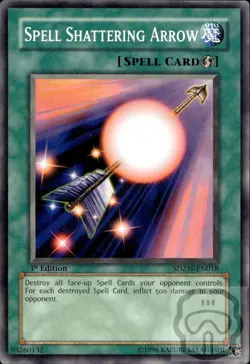 Spell Shattering Arrow SDZW-EN018 Zombie World Yu-Gi-Oh 1st Edition NM/M - Image 2