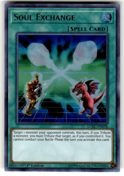 Soul Exchange LCKC-EN038 Ultra Rare Legendary Collection Kaiba Yu-Gi-Oh NM - Image 1