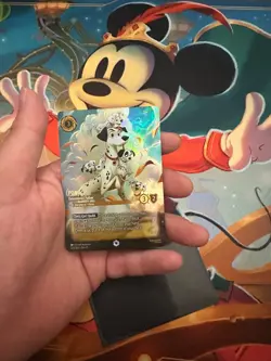 Disney Lorcana Pongo Determined Father Enchanted Foil 223/204 EN 9 - Image 2