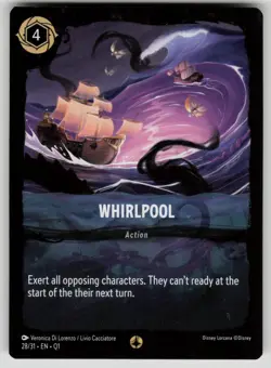 Whirlpool None Illumineer's Quest: Deep Trouble 28/31 Disney Lorcana NM - Image 1