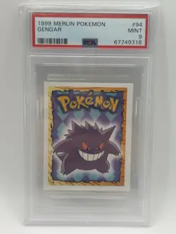 Pokemon 1999 MERLIN GENGAR #94 PSA 9 - Image 2