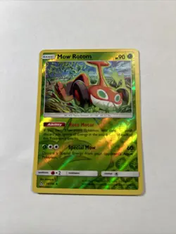 2018 Pokemon Sun & Moon - Ultra Prism Reverse Foil Mow Rotom #14 NM - Image 1