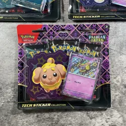 Pokemon Paldean Fates Tech Sticker Collection SET of 3 NEW 1 Of Each Artwork - Image 4