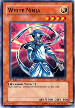 1x (LP) White Ninja - TLM-EN025 - Common - 1st Edition YuGiOh - Image 1