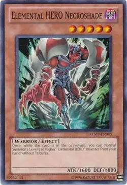 1x (LP) Elemental HERO Necroshade - RYMP-EN005 - Common - Unlimited Edition YuG - Image 1