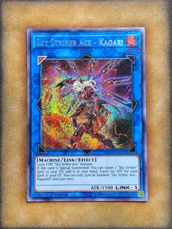 Yugioh Sky Striker Ace - Kagari MP19-EN257 Secret Rare 1st Ed NM - Image 1