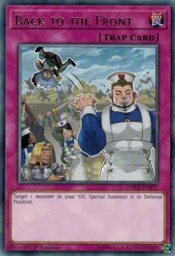 1x (NM) Back to the Front - COTD-EN077 - Rare - 1st Edition YuGiOh - Image 1