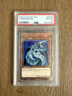 2023 Yu-Gi-Oh! CYBER DRAGON QCSR LIMITED EDITION TN23-EN005 PSA 10 GEM MINT NEW - Image 1