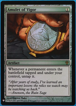 Amulet of Vigor (Mystery Booster) FOIL Worldwake MINT CARD (503232) ABUGames - Image 1