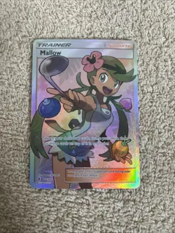 Mallow 145/145 Holo Pokemon TCG SM Guardians Rising Supporter Card NM Near Mint - Image 1
