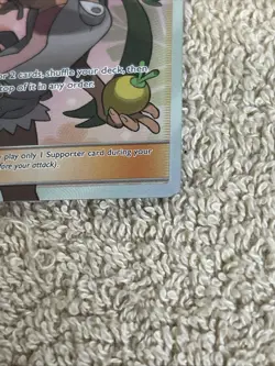 Mallow 145/145 Holo Pokemon TCG SM Guardians Rising Supporter Card NM Near Mint - Image 3