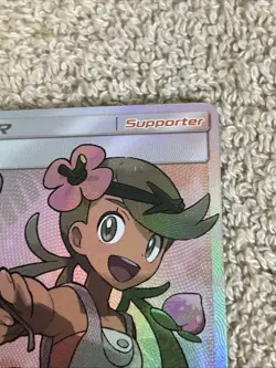 Mallow 145/145 Holo Pokemon TCG SM Guardians Rising Supporter Card NM Near Mint - Image 4