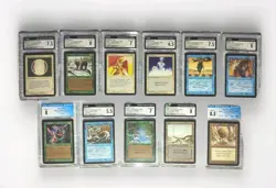 MTG Beta CGC graded lot Of 11 Magic the Gathering Cards - Image 1