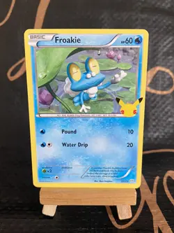 Pokemon Card McDonalds 25th Anniversary Froakie 22/25 Pack Fresh Near Mint - Image 1