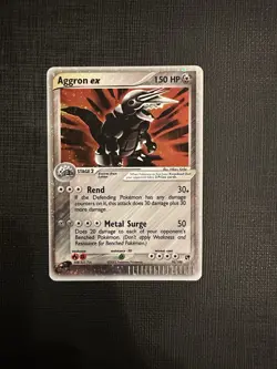 Aggron EX 95/100 - Sandstorm 2003 - Holo Rare Pokemon Card MP/HP - Image 1