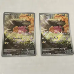(2) Pawmi 226/091 Sv: Paldean Fates Holo English Full Art Pokemon Cards - Image 1