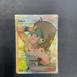 Pokemon TCG HIKER Full Art Trainer Hidden Fates SV85 - Holo NM/Mint Card - Image 1