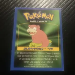 Pokemon: SLOWPOKE #79 [Game Tip Card] [Kellogg's Canada Cereal Promo (1999)] - Image 2