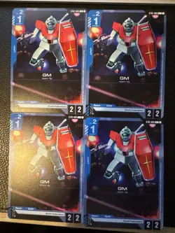 ST01-0054 GM Gundam Card Game x4 Playset - Image 1