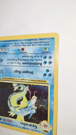 Gyrados Pokemon Card Holo Holographic TCG Trading Game Base Set 6/102 - Image 2