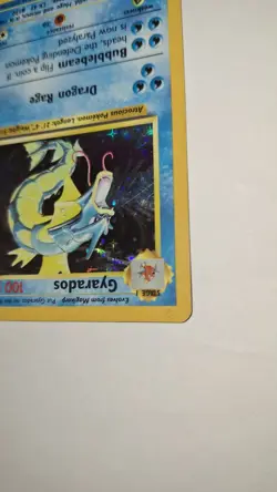 Gyrados Pokemon Card Holo Holographic TCG Trading Game Base Set 6/102 - Image 5