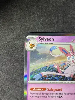 Sylveon Prismatic Evolutions Reverse Holo Card 40/131 Pokemon Card - Image 3