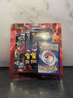 Pokemon TCG Lightning Set 4 Packs + 1 Card Factory Sealed, Fast Shipping! 97712544540 - Image 1