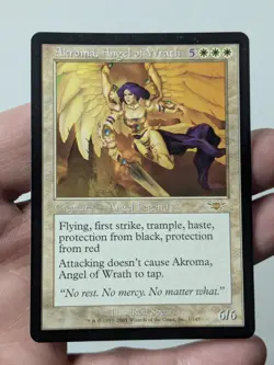 Akroma, Angel of Wrath #1/145 - Legions - MTG Magic: The Gathering - Light Play - Image 3